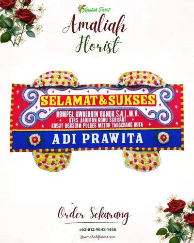 Karangan Bunga Ucapan Selamat di Sidorejo