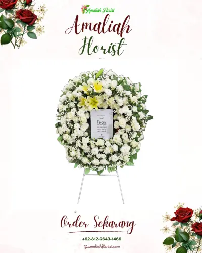 Krans Bunga Duka Cita di Sidorejo