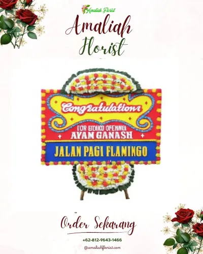 Bunga Papan Congratulation di Sidorejo